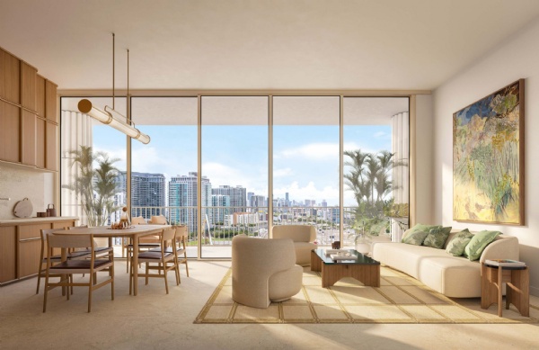 Foquet’s Hotel & Residences At The Design District - Luxury Condo Interior