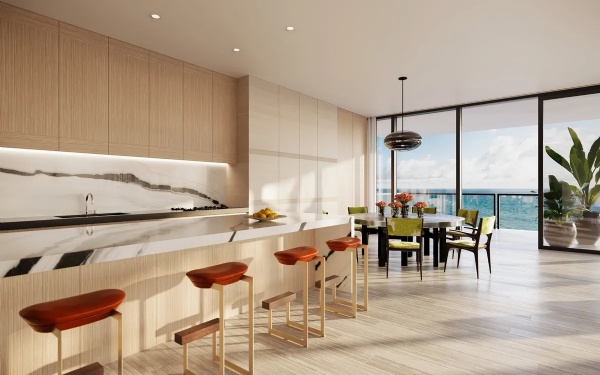 Rosewood Residences Miami Beach - Luxury Condo Interior