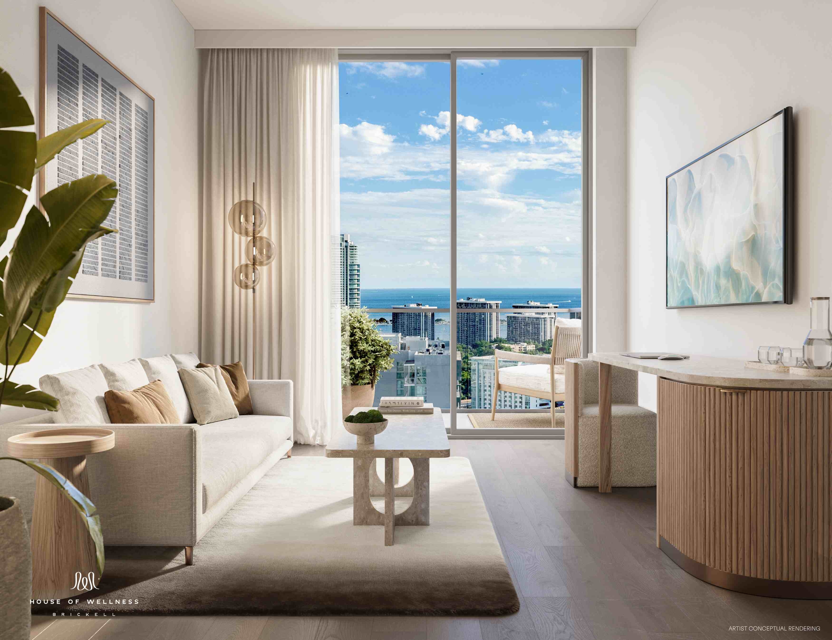 House Of Wellness Brickell - Luxury Condo Interior
