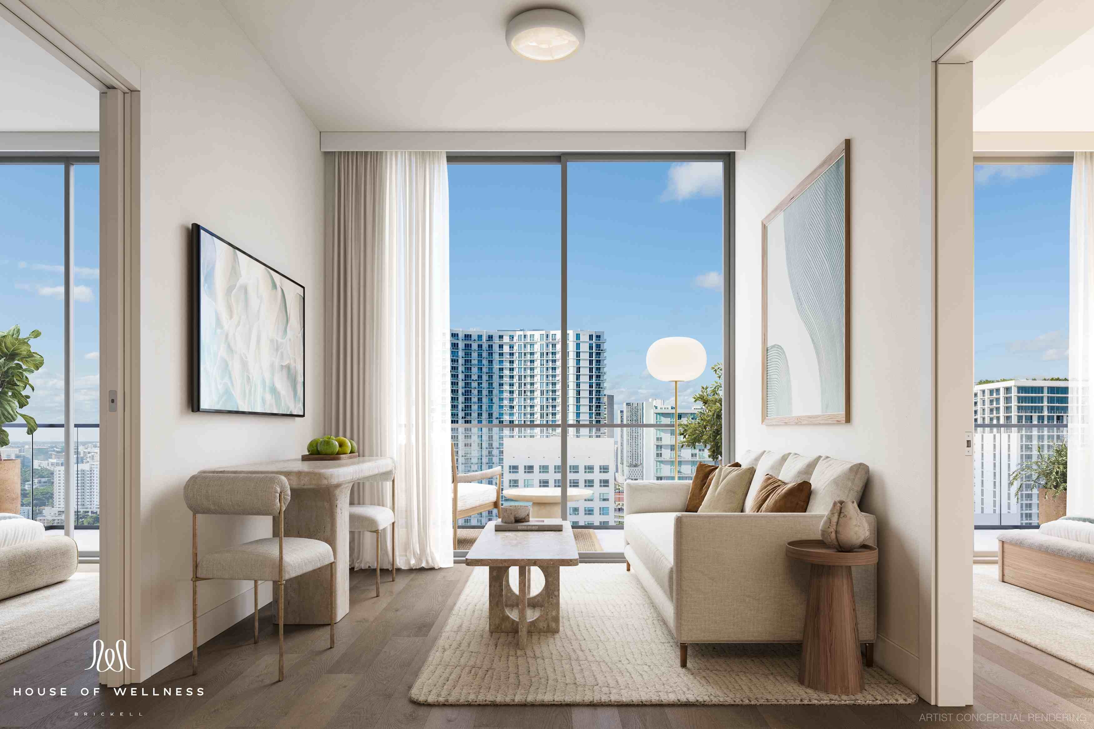 House Of Wellness Brickell - Luxury Condo Interior
