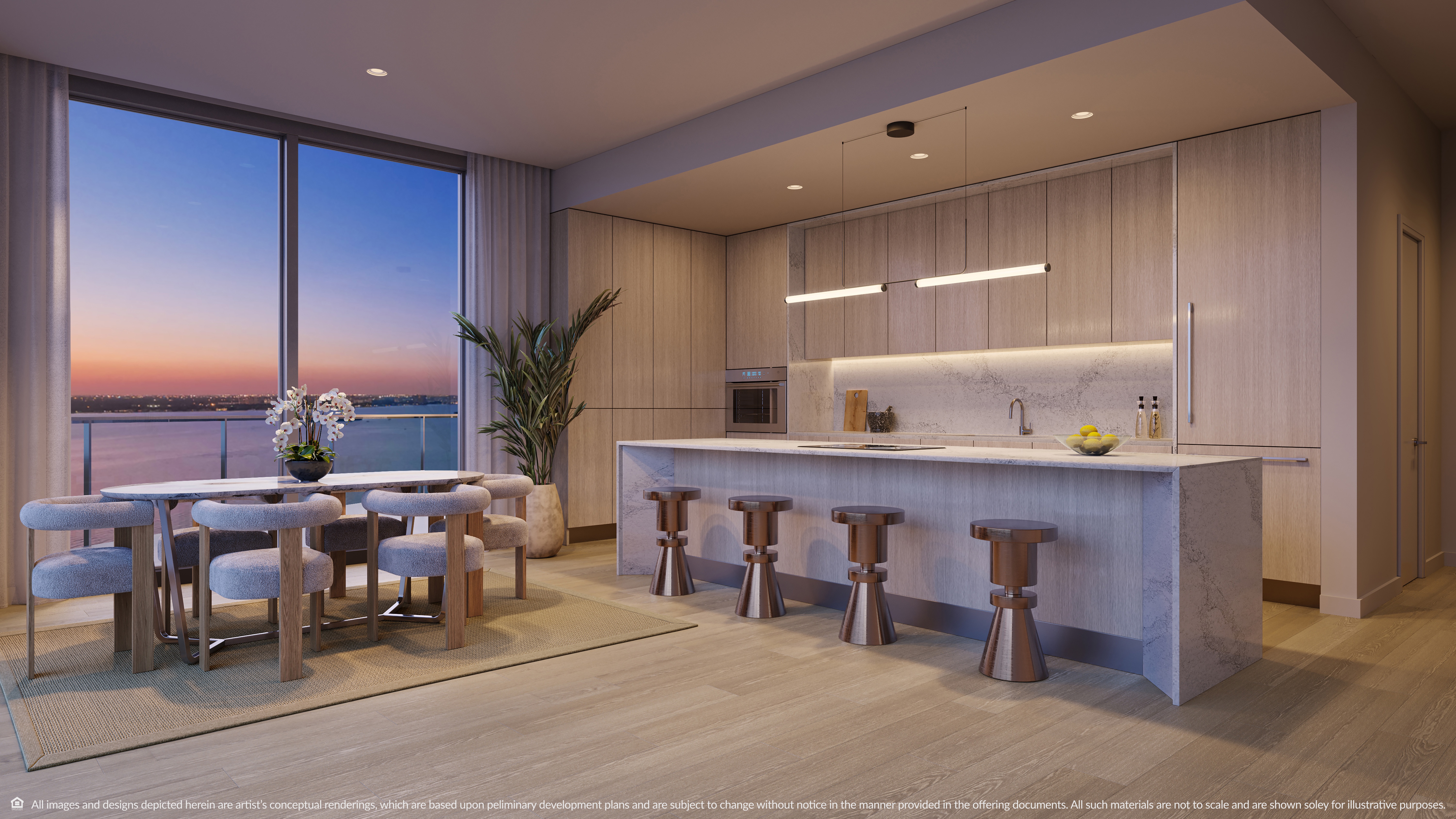 Continuum Club & Residences North Bay Village - Luxury Condo Interior